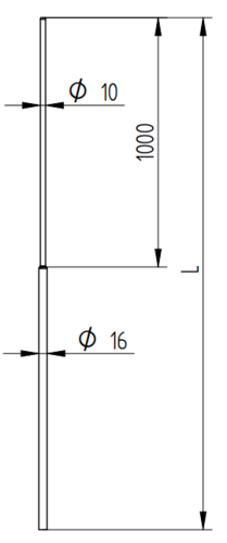 Zdjęcie produktu Maszt aluminiowy Fi16/10 H-3500 2