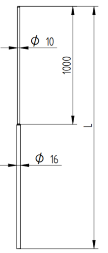 Zdjęcie produktu Maszt aluminiowy Fi16/10 H-4000 2
