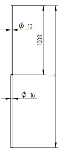 Zdjęcie produktu Maszt aluminiowy Fi16/10 H-4500 2