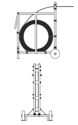 Zdjęcie produktu Rozwijak do bednarki do 50mm Inox 2