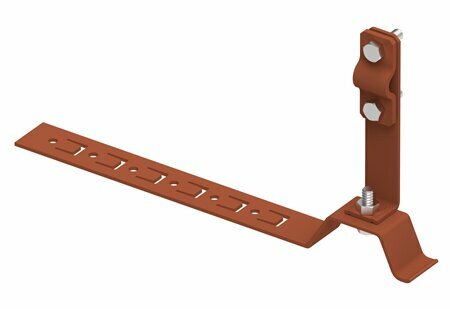 Zdjęcie produktu Uchwyt do drutu z zaczepem L-210 pod dachówke lakierowany RAL8004