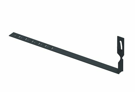 Zdjęcie produktu Uchwyt do drutu ściskany z zaczepem pod dachówke L-415 skręcony lakierowany RAL7016