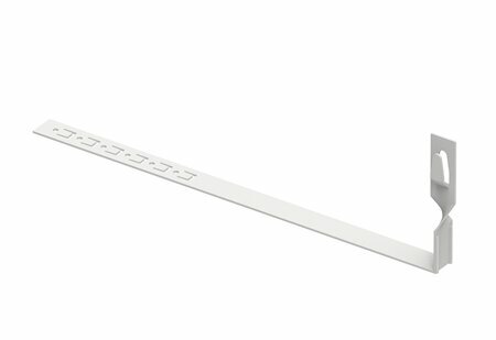 Zdjęcie produktu Uchwyt do drutu ściskany z zaczepem pod dachówke L-415 skręcony lakierowany RAL7047