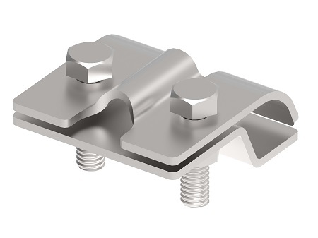 Zdjęcie produktu Złącze rynnowe 2 śrubowe Inox V2A