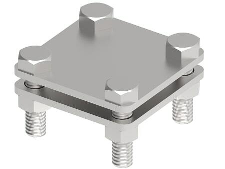 Zdjęcie produktu Złącze do bednarki b30 4 śrubowe Inox V4A