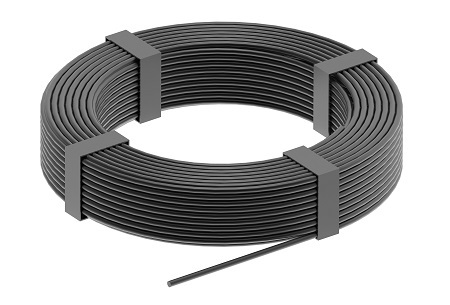 Zdjęcie produktu Drut aluminiowy w czarnej powłoce PVC d-8mm (10kg-50m)