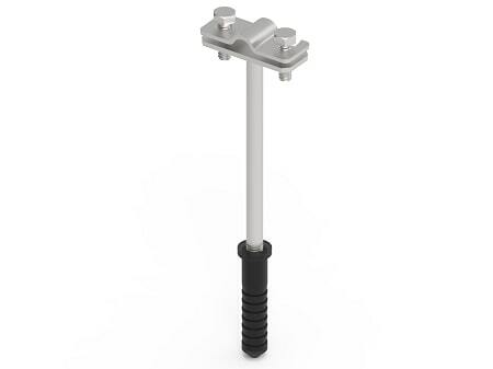 Zdjęcie produktu Uchwyt do drutu z kołkiem L-160 Inox V2A