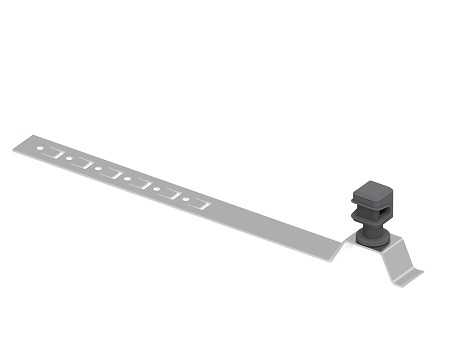 Zdjęcie produktu Uchwyt plastikowy do drutu na taśmie Inox H-65/L-330