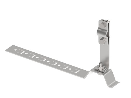 Zdjęcie produktu Uchwyt skręcany do drutu na taśmie Inox H-135/L-210