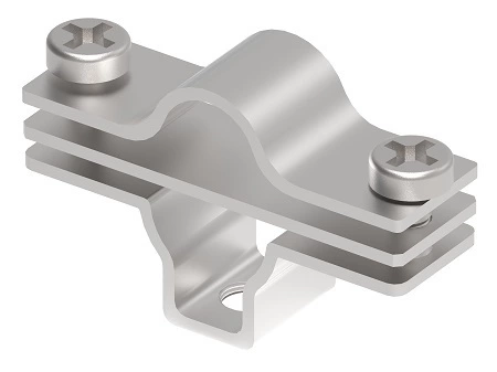 Zdjęcie produktu Uchwyt masztu Fi16 z otworem Ø-7 mm Inox