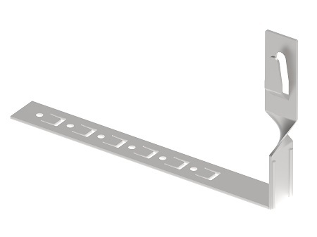 Zdjęcie produktu Uchwyt do drutu ściskany z zaczepem pod dachówkę L-210 skręcony Inox V2A
