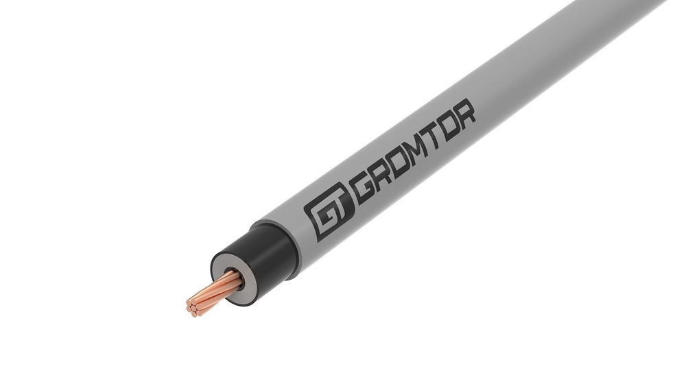 Zdjęcie produktu Przewód odgromowy w szarej izolacji wysokonapięciowej C 75