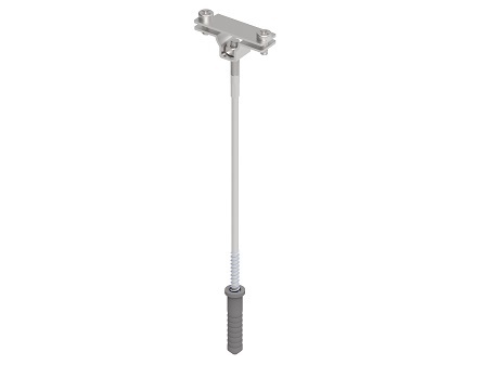 Zdjęcie produktu Uchwyt do bednarki do 40 mm z kołkiem L-250 Inox V4A