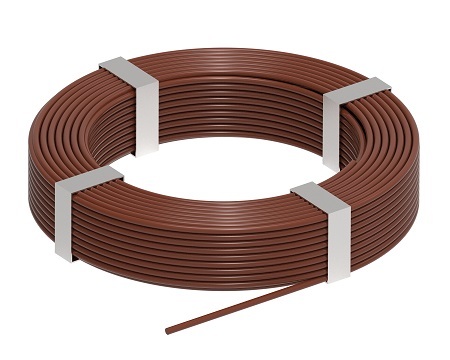 Zdjęcie produktu Drut aluminiowy Fi-8 lakierowany ceglasty (10kg=70m) RAL8004