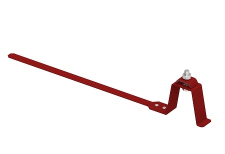 Zdjęcie produktu Uchwyt do drutu na taśmie H-60 lakierowany RAL 3011