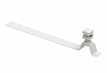 Zdjęcie produktu Uchwyt plastikowy do drutu na taśmie L-265 lakierowany RAL7047