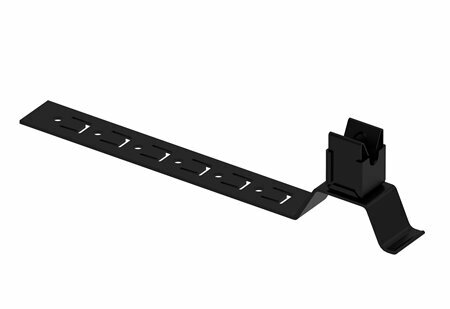 Zdjęcie produktu Uchwyt KLIK do drutu z zaczepem L-210 pod dachówkę lakierowany RAL9005