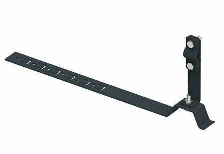 Zdjęcie produktu Uchwyt do drutu z zaczepem L-330 pod dachówke lakierowany RAL7016
