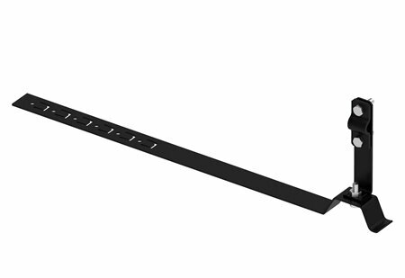 Zdjęcie produktu Uchwyt do drutu z zaczepem L-415 pod dachówke lakierowany RAL9005
