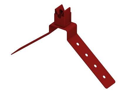 Zdjęcie produktu Uchwyt szczytowy KLIK do drutu lakierowany RAL3011
