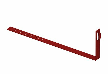 Zdjęcie produktu Uchwyt do drutu ściskany z zaczepem pod dachówke L-415 prosty lakierowany RAL3011