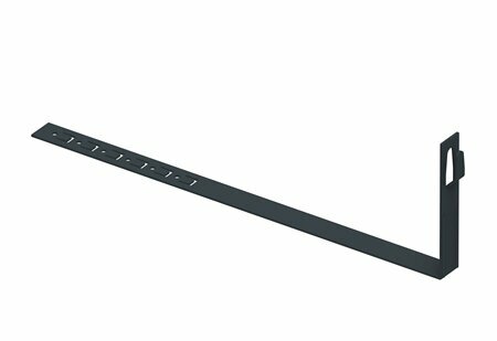 Zdjęcie produktu Uchwyt do drutu ściskany z zaczepem pod dachówke L-415 prosty lakierowany RAL7016