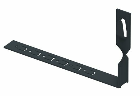 Zdjęcie produktu Uchwyt do drutu ściskany z zaczepem pod dachówke L-210 skręcony lakierowany RAL7016