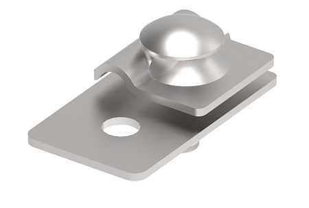 Zdjęcie produktu Złącze kontrolne 1 śrubowe z otworem Inox V4A