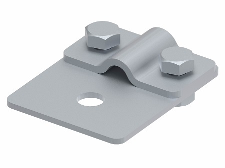 Zdjęcie produktu Złącze kontrolne 2 śrubowe z otworem StZn