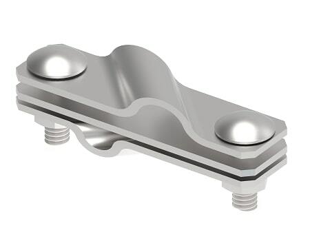 Zdjęcie produktu Złącze przekątne d8-10/b30-40/D16 2 śrubowe Inox V4A