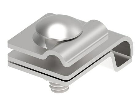 Zdjęcie produktu Złącze rynnowe 1 śrubowe Inox V2A