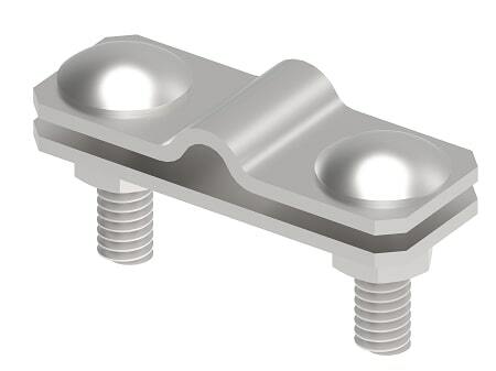 Zdjęcie produktu Złącze przelotowe d8-10/b40 2 śrubowe Inox V2A