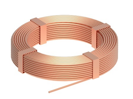 Zdjęcie produktu Drut miedziany Fi-6mm (50kg=198m)