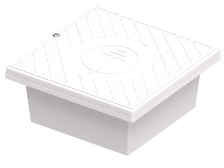 Zdjęcie produktu Skrzynka kontrolna 15x15 h-55 do elewacji biała