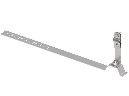 Zdjęcie produktu Uchwyt skręcany do drutu na taśmie Inox H-135/L-415