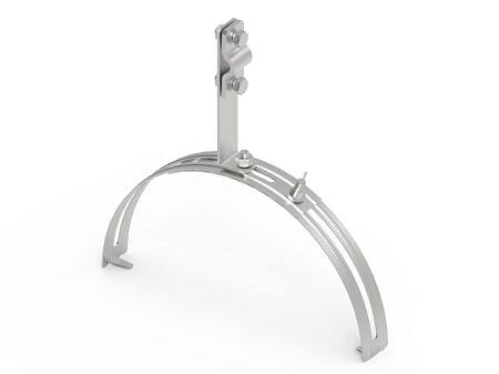 Zdjęcie produktu Uchwyt gąsiorowy H-100 StZn do drutu fi8 Inox