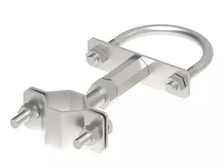Zdjęcie produktu Uchwyt masztu D-40mm do barierki lub rury do 100 mm INOX