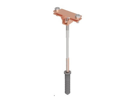 Zdjęcie produktu Uchwyt do bednarki do 40 mm z kołkiem L-160 Cu