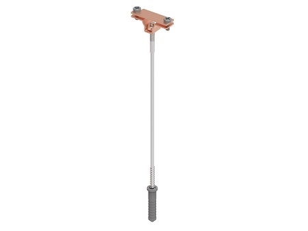 Zdjęcie produktu Uchwyt do bednarki do 40 mm z kołkiem L-300 Cu