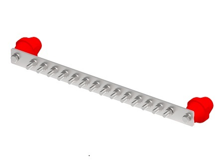 Zdjęcie produktu Szyna wyrównawcza L-520 podłączeń 14 Inox V2A